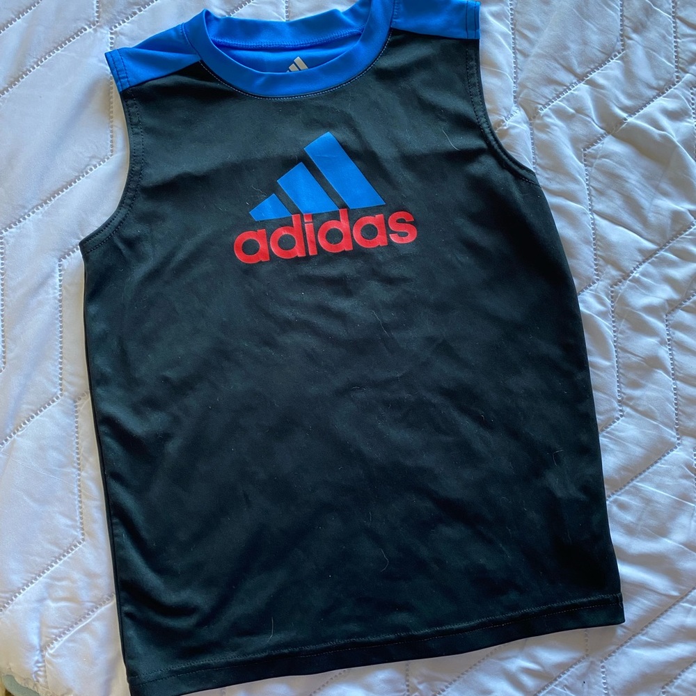 Adidas Boys Size 6 Climalite Tank Soccer Active Top Tank
